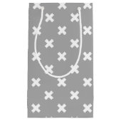 Petit Sac Cadeau White cross stitches (Devant)