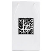 Petit Sac Cadeau William Morris Alphabet "F" (Dos)