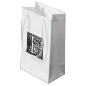 Petit Sac Cadeau William Morris Alphabet "F" (Dos Angle)