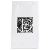 Petit Sac Cadeau William Morris Alphabet "F" (Devant)