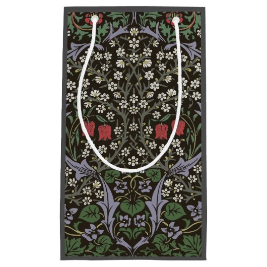 Petit Sac Cadeau William Morris Blackthorn Tapestry Floral (Devant)