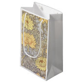 Petit Sac Cadeau William Morris Chrysanthemum Fleurs maman (Devant Angle)