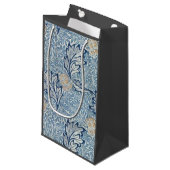 Petit Sac Cadeau William Morris Flower Floral Design (Devant Angle)