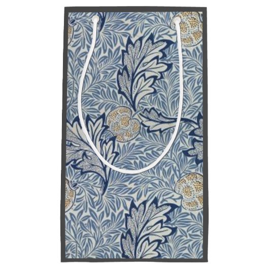 Petit Sac Cadeau William Morris Flower Floral Design (Devant)