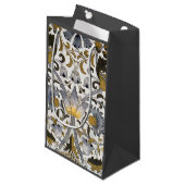 Petit Sac Cadeau William Morris Lodden Fleur florale (Devant Angle)