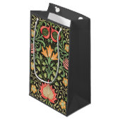 Petit Sac Cadeau William Morris Persian Floral Antique (Devant Angle)