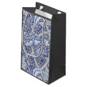Petit Sac Cadeau William Morris Windrush fleurs bleues (Dos Angle)