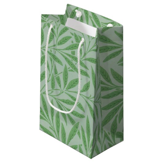 Petit Sac Cadeau Willow Motif, William Morris (Devant Angle)