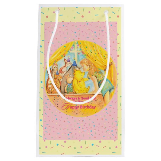 Petit sac cadeau - Winnie L'Ooh (Devant)