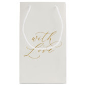 Petit Sac Cadeau With Love Elegant Wedding (Dos)