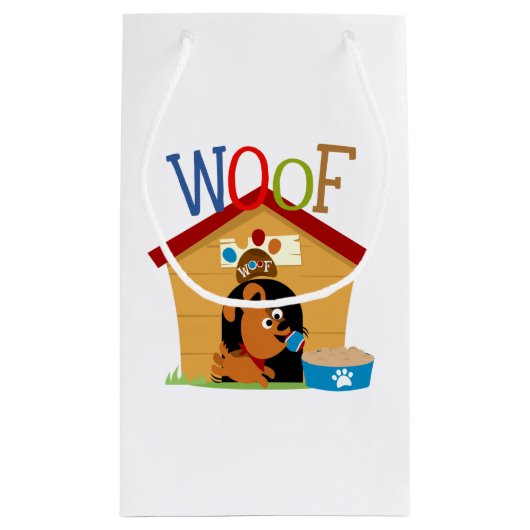 Petit Sac Cadeau Woof Dog (Dos)