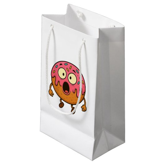 Petit Sac Cadeau Wow Donut (Devant Angle)