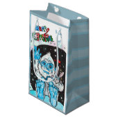 Petit Sac Cadeau Yeti Holiday Hugs (Devant Angle)