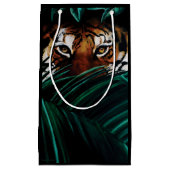 Petit Sac Cadeau Yeux de tigre (Devant)