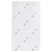 Petit Sac Cadeau Yeux fermés, juste cils (Devant)