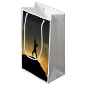 Petit Sac Cadeau Yoga de lever de soleil (Devant Angle)