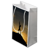 Petit Sac Cadeau Yoga de lever de soleil (Dos Angle)