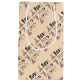 Petit Sac Cadeau Yoga Llamas (Devant)