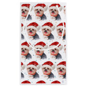 Petit Sac Cadeau Yorkshire Terrier Dog Breed Christmas Stars (Dos)