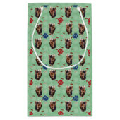 Petit Sac Cadeau Yorkshire Terrier Portrait (Dos)