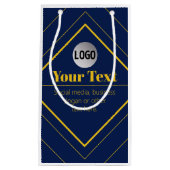 Petit Sac Cadeau Your Logo & Customizable Design Template (Devant)