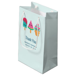 Petit Sac Cadeau Yummy Ice Cream Trio Summer Vibe Merci