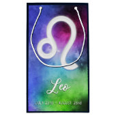 Petit Sac Cadeau Zodiac : Dates de Leo (Dos)