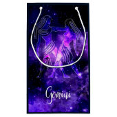Petit Sac Cadeau Zodiac : Gemini (Dos)