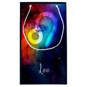 Petit Sac Cadeau Zodiac : Leo Rainbow Space (Dos)