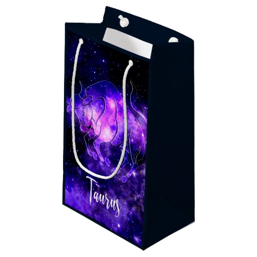 Petit Sac Cadeau Zodiaque : Taurus (Devant Angle)