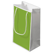 Petit sac de cadeau : Dos vert pomme d'avant de (Dos Angle)