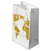 Petit sac de cadeau ou sac de faveur - carte du (Dos Angle)