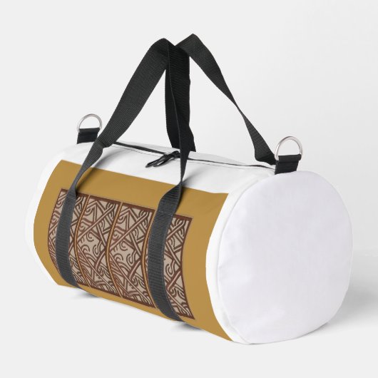 Petit sac de sport avec motif doré (Coin gauche)