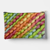 Petit Sac De Zipper Avec Photo Tricot De Gros Plan (Verso)