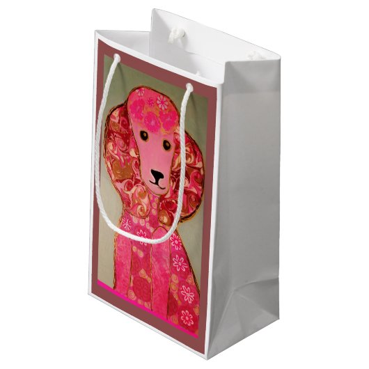 Petit sac fait sur commande de cadeau avec le (Dos Angle)