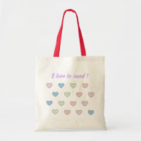 Petit sac fourre-tout à coeurs multiples
