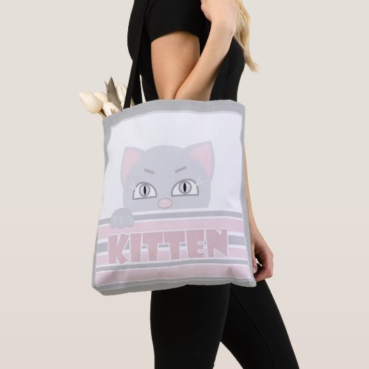 Petit sac fourre-tout kitty (De près)