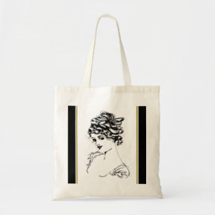 Petit Sac fourre-tout Lady Art Nouveau