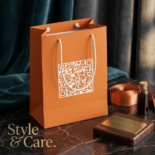 Petit sac personnalisé avec code QR pour la promot