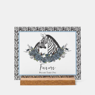 Petit Sauvageon Préfère le Garçon Bleu Baby Shower