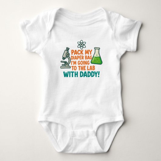 Petit scientifique Lab Buddy Body bébé (Devant)