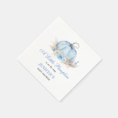 Petit Serviette en Papier Citrouille (Coin)