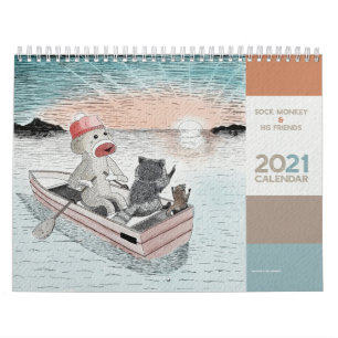 Petit singe et ses amis - Calendrier 2021
