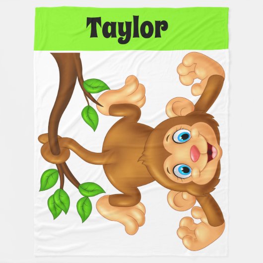 Petit Singe Lg. Couverture Polaire (Devant)