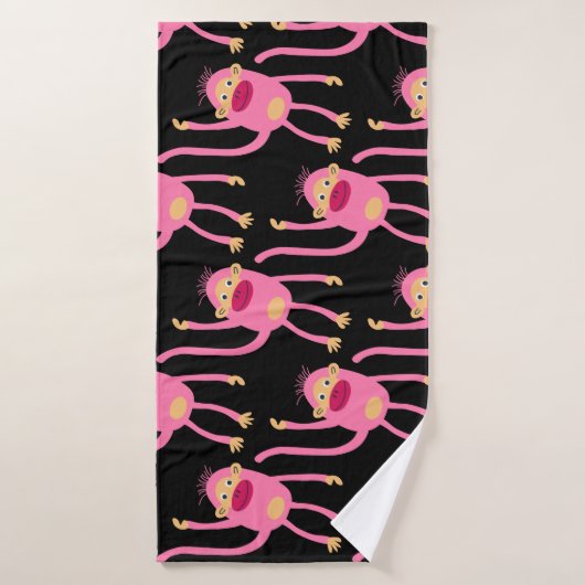 Petit Singe mignon (Serviette de bain)