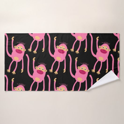 Petit Singe mignon (Serviette de bain)