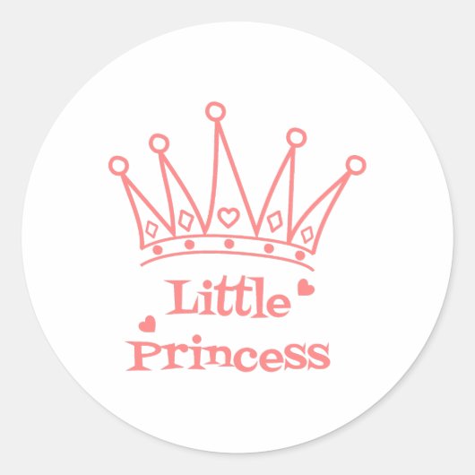 Petit Sticker Princess - Une Touche Royale (Devant)