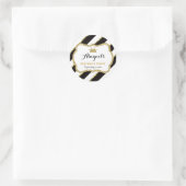 Petit Sticker Princesse, Noir, Or (Sac)