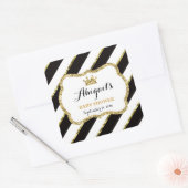 Petit Sticker Princesse, Noir, Parties scintillant (Enveloppe)