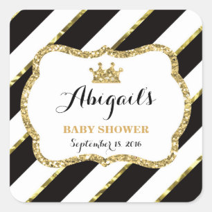 Petit Sticker Princesse, Noir, Parties scintillant